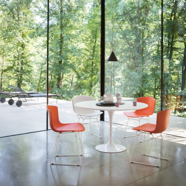 knoll bertoia plastic side chair