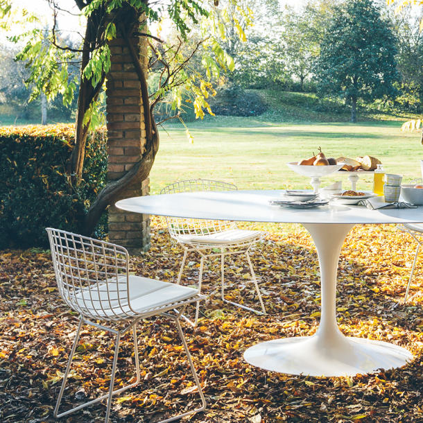 metal stool yellow