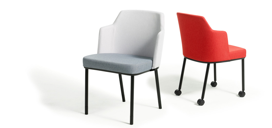 Remix Upholstered Side Chair by Knoll