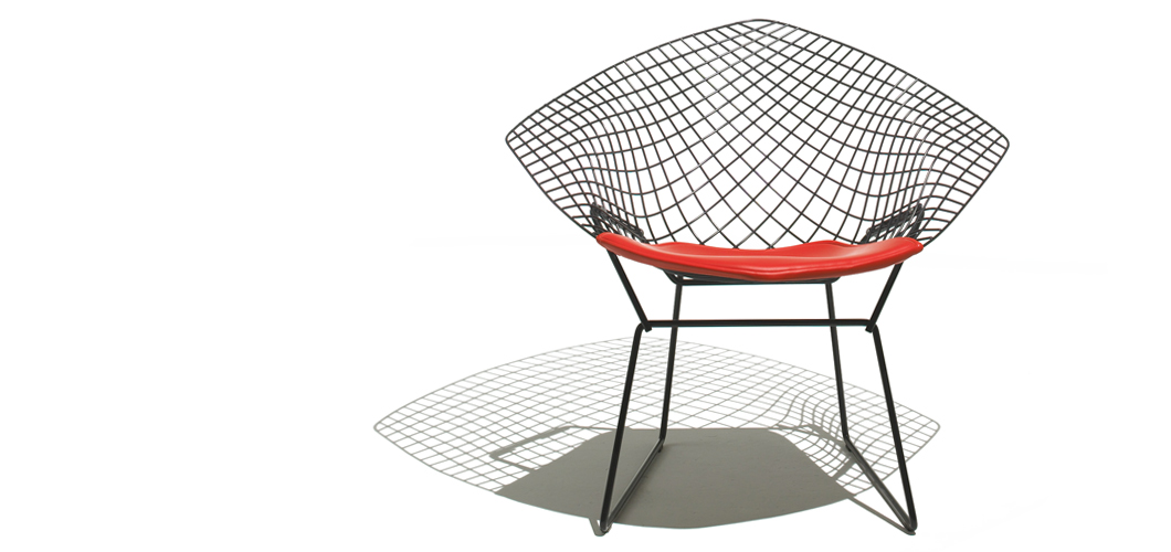 Knoll Bertoia Diamond Chair by Harry Bertoia