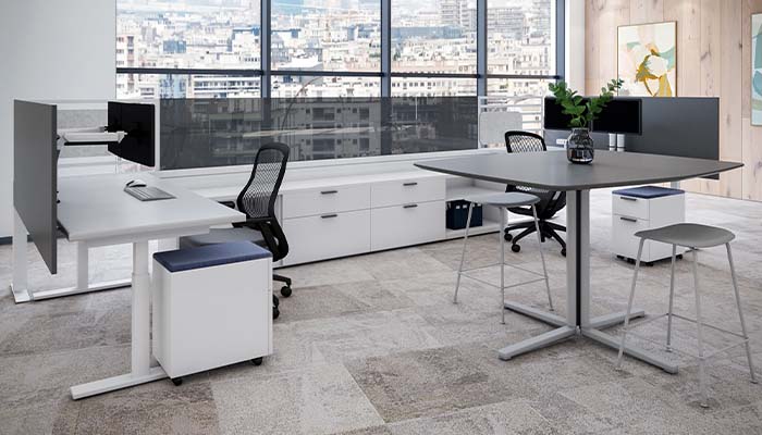 RightAngle: RStyle™ C-Series Modesty Panel Workstation