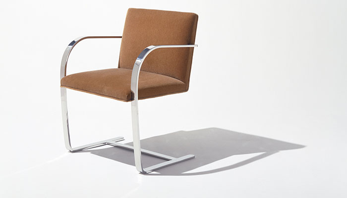 Used Knoll Brno Flat Bar Side Chair - Office Furniture Resources