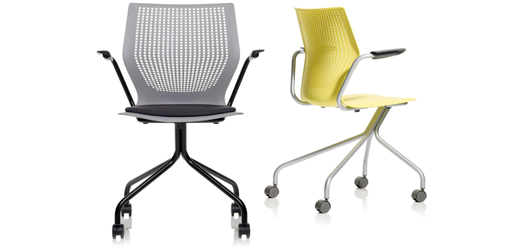 MultiGeneration by Knoll Hybrid Base Multipurpose Plastic Office Chair
