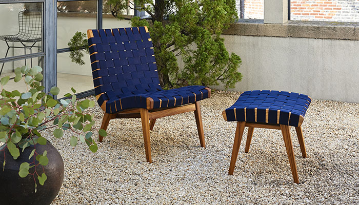 Risom outdoor collection teak 