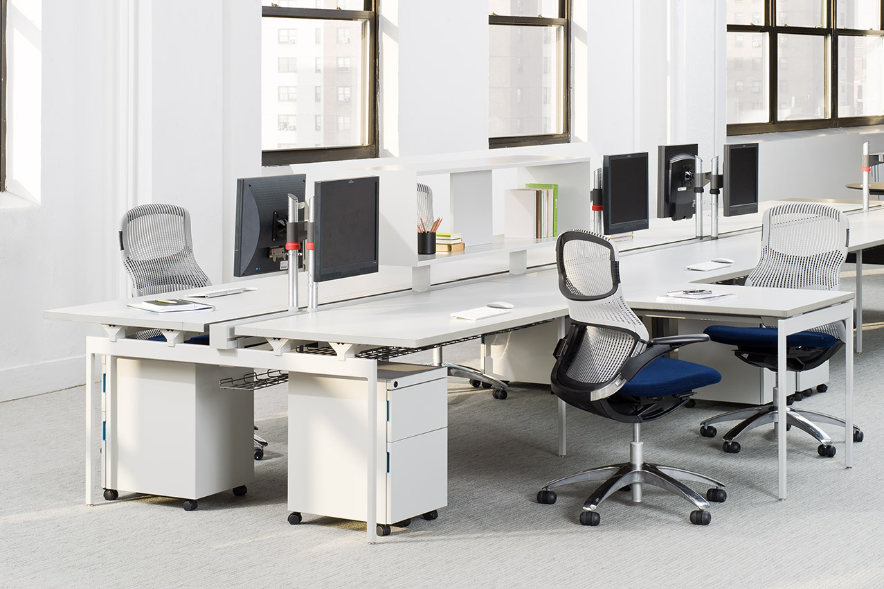 Antenna Workspaces with Generation by Knoll Task Seating Storage Sapper Single Monitor