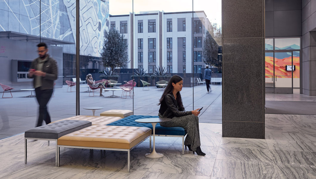 Knoll Shared Spaces Community Space With Florence Knoll Benches