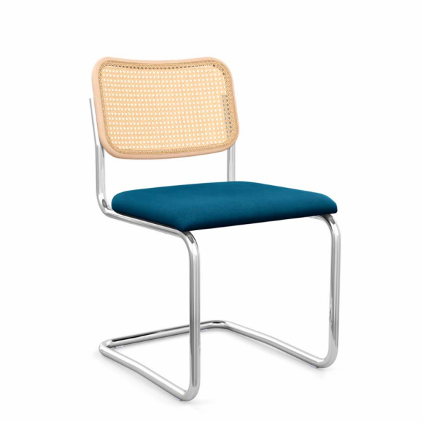 Cesca<sup>™</sup> Chair - Armless with Upholstered Seat & Cane Back