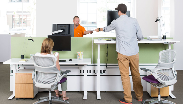 Fence with Tone™ Height Adjustable Desks