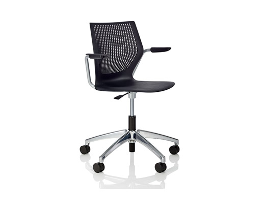 Knoll MultiGeneration Light Task Chair - Armless with Seat Pad
