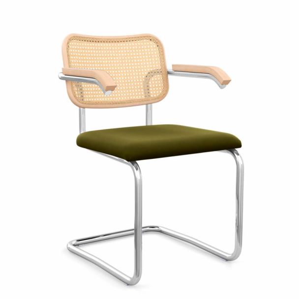 Cesca™ Chair with Arms - Upholstered - Original Design | Knoll