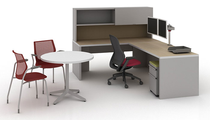 Dividends Horizon 3: Workstations with Series 2 Storage, Dividends Horizon Table and ReGeneration and MultiGeneration Seating