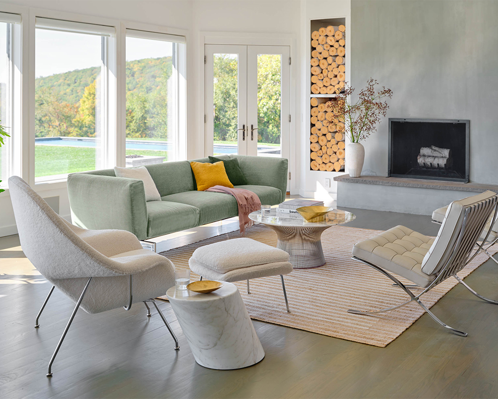 knoll living room chairs