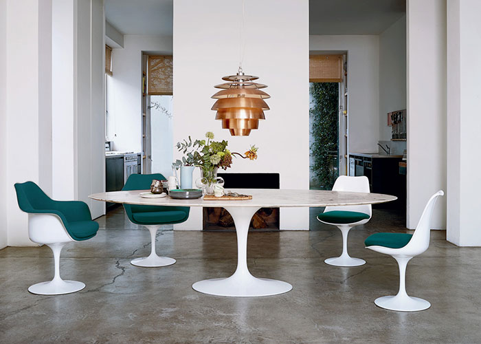 knoll dining room table