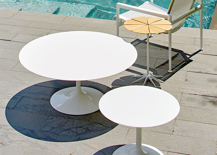 Knoll Outdoor Side and Coffee Tables